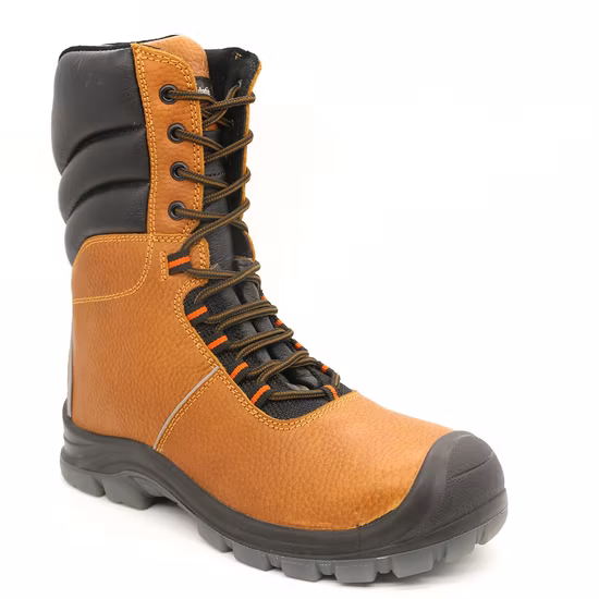 CE Sport Steel Toe PU Outsole Кожаная защитная рабочая обувь Защитная обувь Кроссовки